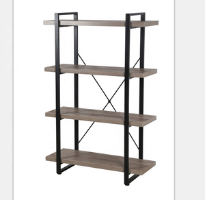 Book Shelf Book Shelf Metal Book Shelf Storage Rack Wooden With Industrial Style