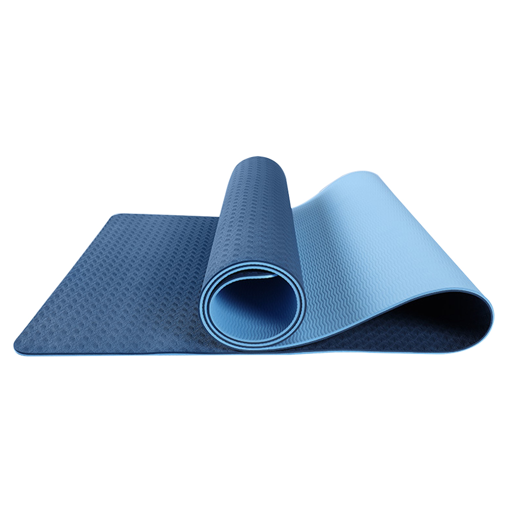 Пользовательские экологические упражнения нескользящий коврик для йоги каучуковый TPE фитнес йога коврик Натуральный полиуретан печать логотипа или лазерным логотипом YM-186-6JP