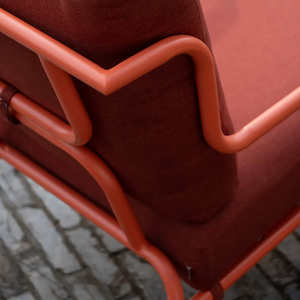 Ensemble de 2 chaises de <span class=keywords><strong>jardin</strong></span> modernes à cadre en aluminium à bas <span class=keywords><strong>prix</strong></span> du fabricant-pour la maison, l'hôtel ou l'entrée - Product Image 5