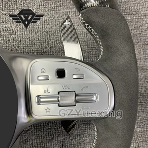 Convient pour Mercedes <span class=keywords><strong>AMG</strong></span> A B C E GLS GLA S C63 W205 W204 W213 2012-2021 <span class=keywords><strong>Volant</strong></span> de sport en fibre de carbone - Product Image 3