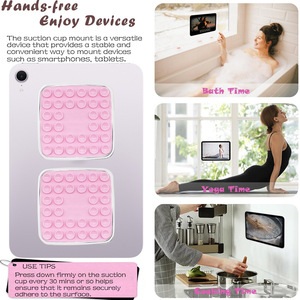 Supporto per <span class=keywords><strong>telefono</strong></span> a ventosa in silicone, doppio lato rimovibile, per iPhone, accessori per <span class=keywords><strong>telefono</strong></span> a mani libere - Product Image 6