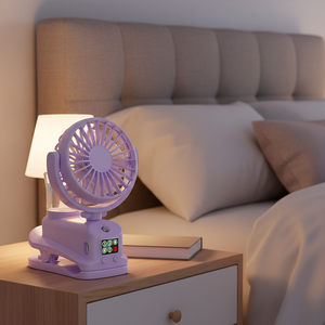 Ventilateur de bureau électrique noir en promotion, ventilateur de bureau portable USB noir, ventilateur rafraîchisseur d'été - Product Image 1