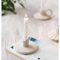 K & B Décorations de table de mariage personnalisées Bougeoirs et lanternes en céramique élégants