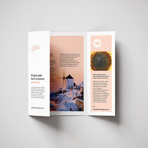 Tùy Chỉnh Kinh Doanh Đầy Đủ Màu Sắc Tờ Rơi 3 Bảng Điều Khiển Cổng Gấp Brochure C Fold Tài Liệu - Product Image 6