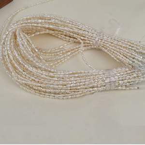 Mini Pearl Loose Bead <b>String</b> 3-3.5mm Small Round White Freshwater Beads Natural DIY Material for Necklace <b>Bracelet</b> - Product Image 4