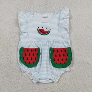 Nueva Llegada Ropa Infantil al por Mayor, Romper para Bebés Niñas con Estampado Floral y la Frase I LOVE DAD - Product Image 2