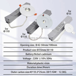 Panel LED Empotrable Delgado Recargable de 3W 5W de la Marca Tuoming, Fuente de Alimentación LED, Lámpara de Emergencia UFO - Product Image 3