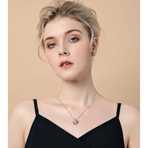 Photo Projection Heart <b>Cross</b> Border Multi Top-rated FBA Friendly Cubic Zirconia Inlay Two-tone Finish Gift - Product Image 4