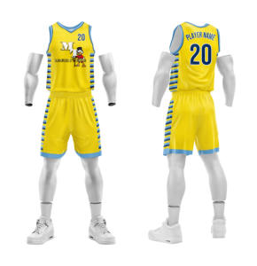 Ropa deportiva, diseño de logotipo de equipo personalizado, Jersey cosido, ropa de baloncesto, uniforme de baloncesto por sublimación - Product Image 5