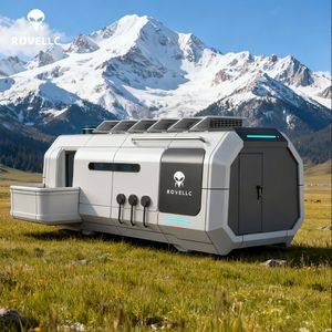 Maisons capsules spatiales en acier modernes personnalisées pour les régions froides, hôtels, résidences, villas avec des tailles réglables - Product Image 1