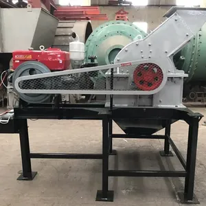 DIESEL Powered Hammer Mill Crusher cho xi măng than thủy tinh