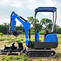 Livraison gratuite Mini pelle chinoise Miniexcavadora Digger Mini pelle à commande électrique à vendre