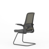 Chaise de bureau KOHO pour salle de réunion, dossier mi-haut en maille, chaise ergonomique pour visiteurs, design original de l'usine depuis 14 ans, pour commande en gros