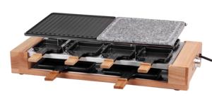 <span class=keywords><strong>Grill</strong></span> électrique <span class=keywords><strong>Raclette</strong></span> avec plaque en acier moulé sous pression, design moderne, haute efficacité, dispositif de sécurité flamme pour plus de 5 personnes, finition bois - Product Image 5
