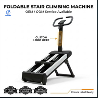 Steppeur d'escalade silencieux en acier robuste de 150 kg, pliable, avec 8 niveaux de résistance magnétique et 3 niveaux de pente pour usage domestique