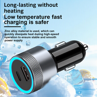 Nouvel adaptateur de chargeur de voiture universel PD 83W QC 3.0 avec ports A+C+C et prise allume-cigare