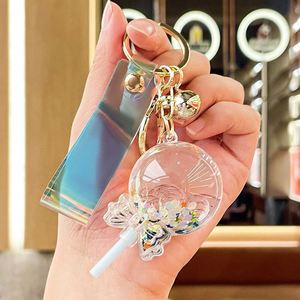 Wholesale Small Ornaments Pendant Luminous Oil Lollipop <b>Key</b> <b>Chain</b> Bubble Beads Into Oil Quicksand Drift Bottle <b>Key</b> <b>Chain</b> - Product Image 5