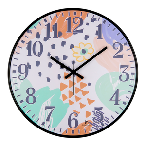Wall <b>Clock</b> (40cm) Colors JUSTAMINUTE Multicolor 21557 - Product Image 2