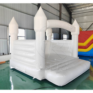 Château gonflable commercial blanc pur pour enfants et tout-petits, idéal pour <span class=keywords><strong>jardin</strong></span>, mariage ou fête - Product Image 4