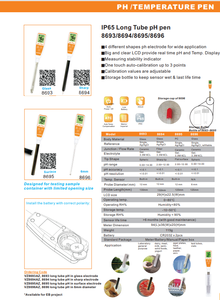 TTLTES 2.00~12.00PH pour pH-mètre à électrode 8694 EB Catégorie de produit - Product Image 4