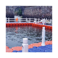 Pont flottant modulaire en plastique à monter soi-même et systèmes de quais flottants stables en cubes pour pontons