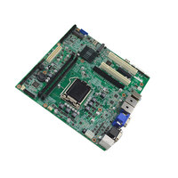 Mainboard Industri Terintegrasi Chipset Intel H310 6 Port COM Dual Gigabit LAN VGA DP PCIe PCI Slot untuk PC Industri