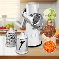 Nieuwe multifunctionele groentesnijder, roterende kaasschaaf, groente- en aardappelhakker, fruit- en groentesnijder, siliconen rubber.