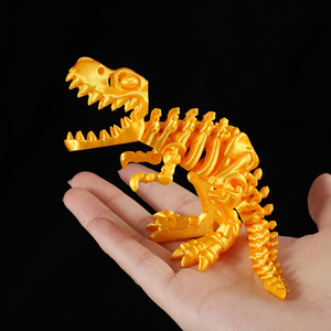 Set <span class=keywords><strong>de</strong></span> Dinosaurios Impresos en 3D, Figuras Chinas, Recuerdos para Fiestas Infantiles, Adorno <span class=keywords><strong>de</strong></span> Escritorio, Regalo Creativo Unisex, Escala 1/12 - Product Image 5