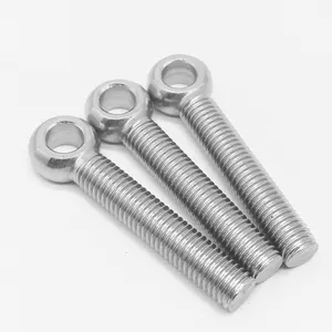 DIN444 Full Threaded 304 Stainless Steel Eye Bolt M5 M6 M8 M10 M12 M14