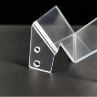 Plaque en polycarbonate transparente Yucheng YC3564, équipement de découpe et de pliage CNC, boîtier de protection en PC avec épaisseur et dimensions personnalisées