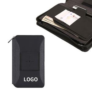 Promotion : Mini chargeur portable en cuir avec logo personnalisé, power bank pour téléphone - Product Image 1