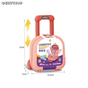 <span class=keywords><strong>Jeu</strong></span> de simulation de haute qualité pour enfants, <span class=keywords><strong>jeu</strong></span> de <span class=keywords><strong>maquillage</strong></span> pour filles, ensemble de <span class=keywords><strong>salon</strong></span> de coiffure et de beauté en plastique avec valise à vendre - Product Image 6