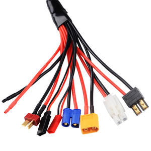 Кабель-переходник B6 (один на восемь) с Т-образными и банановыми разъемами для Tamiya/<span class=keywords><strong>Futaba</strong></span>/JST <span class=keywords><strong>XT60</strong></span> EC3 - Product Image 3