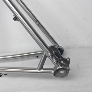 Cadre de vélo de gravier en titane <span class=keywords><strong>700C</strong></span> le plus récent avec conception de frein à disque à montage IS - Product Image 6