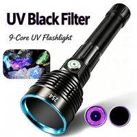 Lampe torche UVC à ondes courtes 254 nm pour la détection de minéraux fluorescents, de phosphorescents et de plaques de chromatographie TLC sur de grandes surfaces