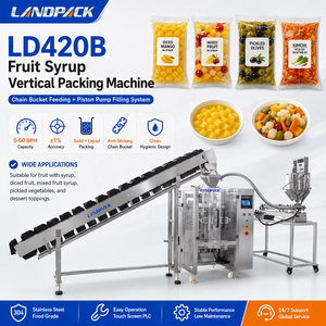 Machine d'emballage pour salade <span class=keywords><strong>de</strong></span> pousses d'ail, crevettes, légumes surgelés, fruits et sirop - Product Image 1