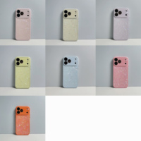 Coque de protection magnétique INS Style avec grande fenêtre en verre et motif marbre pour iPhone 17 Pro Max 16 15