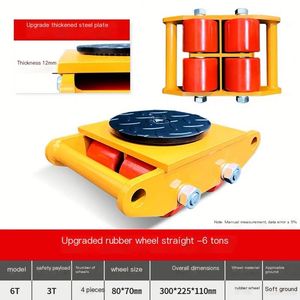 180 graden zware transportkar met stuur en handvat - Product Image 6