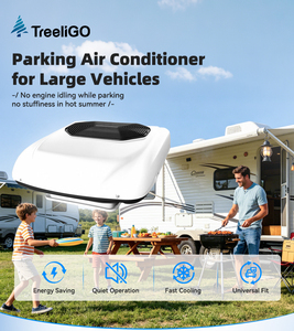Aire Acondicionado de Techo para Camiones Ligeros 12V/24V 2200W R134a Rojo/Blanco EAC002.91 - Product Image 1