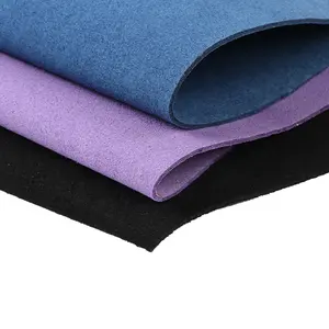 Eco-Vriendelijke Synthetische Suede Microfiber Leer Voor Sieraden Doos Hoed En Schoenen