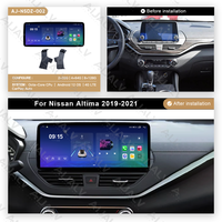 AIJIA Écran 2K de 12,3 pouces, autoradio multimédia, navigation GPS, CAR-PLAY pour Nissan ALTIMA 2019-2021
