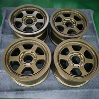 Rueda Forjada Todoterreno para Muscle Car 17x8j 17x9j 17x8.5j 18x8.5j 18x8j 18x9j 6x139.7 5x127 5x150 6x114.3 6x135 para LC79 LC80 LC70 LC76