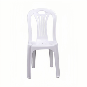 Silla de <span class=keywords><strong>Plástico</strong></span> Moderna, Económica, Blanca, sin Brazos, Apilable, para Exteriores - Product Image 1