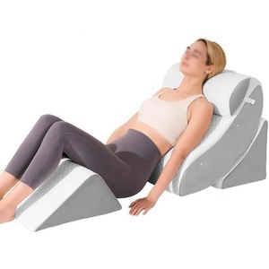 Juego de Almohadas de Cuña Multiusos Personalizadas de 4 Piezas, Espuma Viscoelástica con Fundas Extraíbles, Perfectas para <span class=keywords><strong>Embarazo</strong></span>/Postoperatorio/Reflujo Ácido - Product Image 2