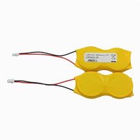 Paquete de batería de botón CR2450 de litio 3V 2P 1200mAh con cables y conector para juguetes y herramientas eléctricas