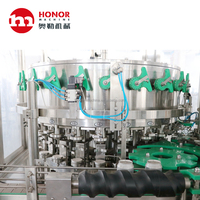 Ligne de production automatique de boissons gazeuses en bouteilles PET 2023 Eau gazeuse gazeuse Boissons énergétiques Machine de remplissage