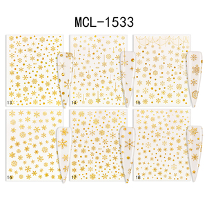 Adesivi per Unghie a Forma <span class=keywords><strong>di</strong></span> <span class=keywords><strong>Fiocco</strong></span> <span class=keywords><strong>di</strong></span> <span class=keywords><strong>Neve</strong></span> per Nail Art, Decorazioni per Design delle Unghie, Fogli Decorativi - Product Image 4