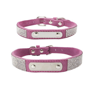 Holesale-<span class=keywords><strong>collar</strong></span> de cadena de perro grabado con placa de identificación, deslizante - Product Image 5