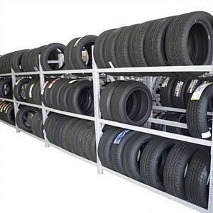 Estantería ajustable de metal sin pernos firmeza barata ODM/OEM estante comercial para neumáticos de camiones estantes estante de almacenamiento de neumáticos para tienda minorista - Product Image 1