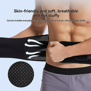 Cinturón de Soporte Lumbar Ajustable y Transpirable con Férulas de Acero, Soporte para la Espalda Baja, Alivio del Dolor por Hernia Discal, Rehabilitación, Unisex - Product Image 3